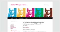 Desktop Screenshot of institutpolanyi.fr
